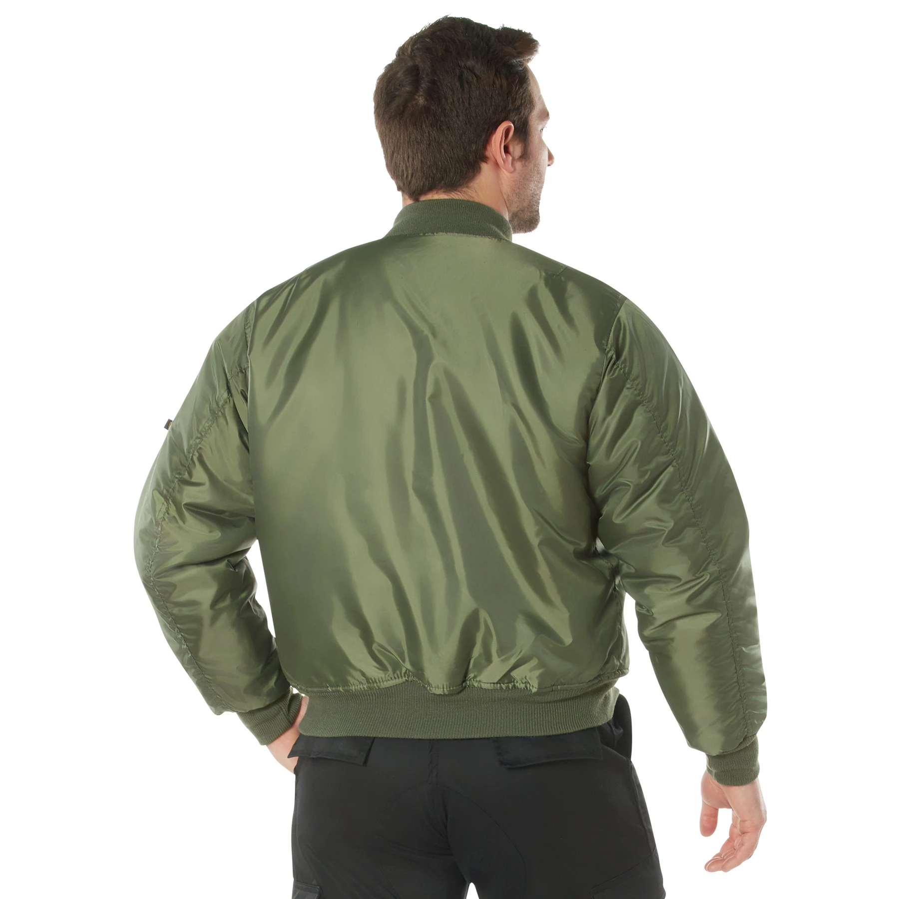 MA-1 ROTHCO グリーン リバーシブル短丈 Rothco Concealed Carry MA-1 Flight Jacket