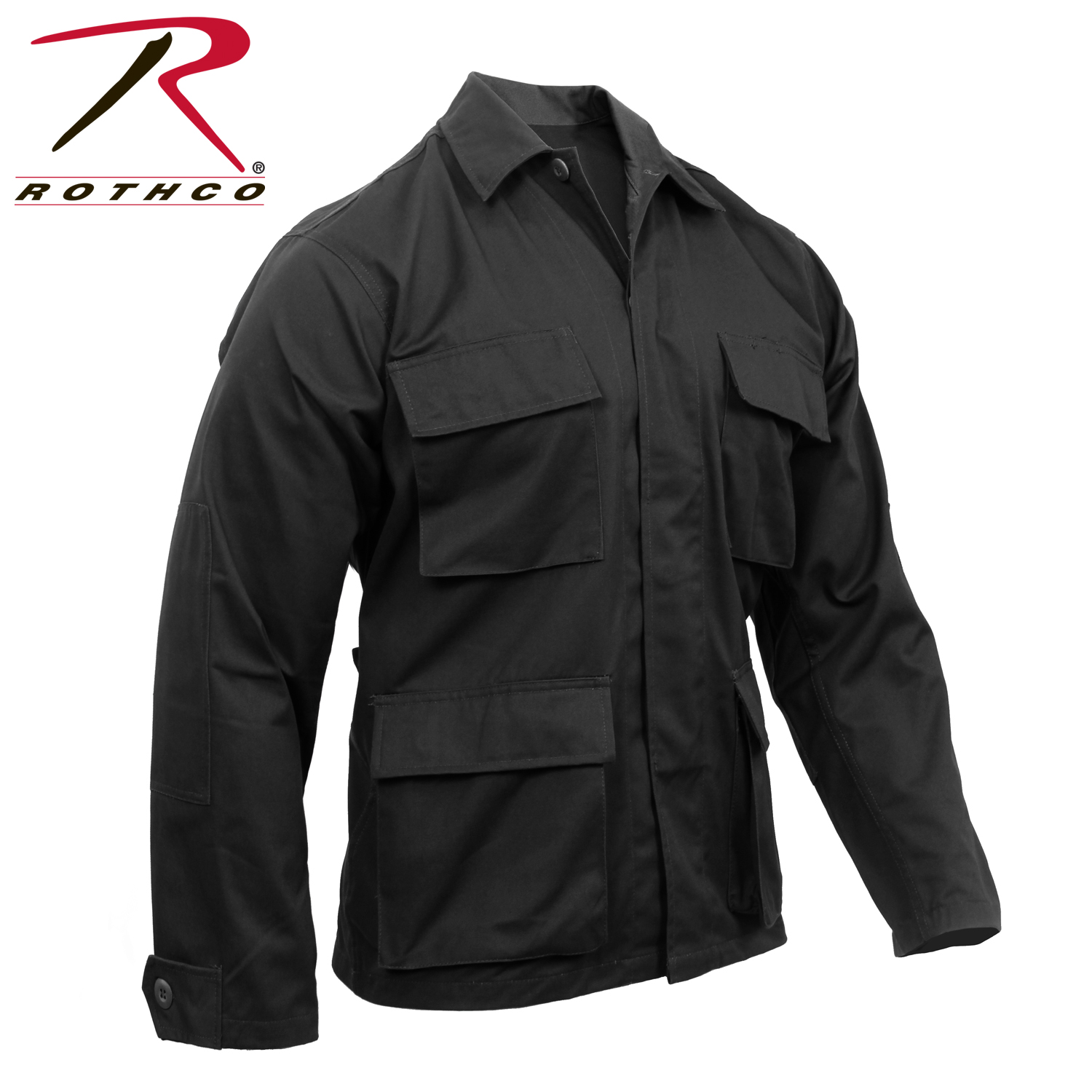 rothco tactical bdu solid black cargo pants