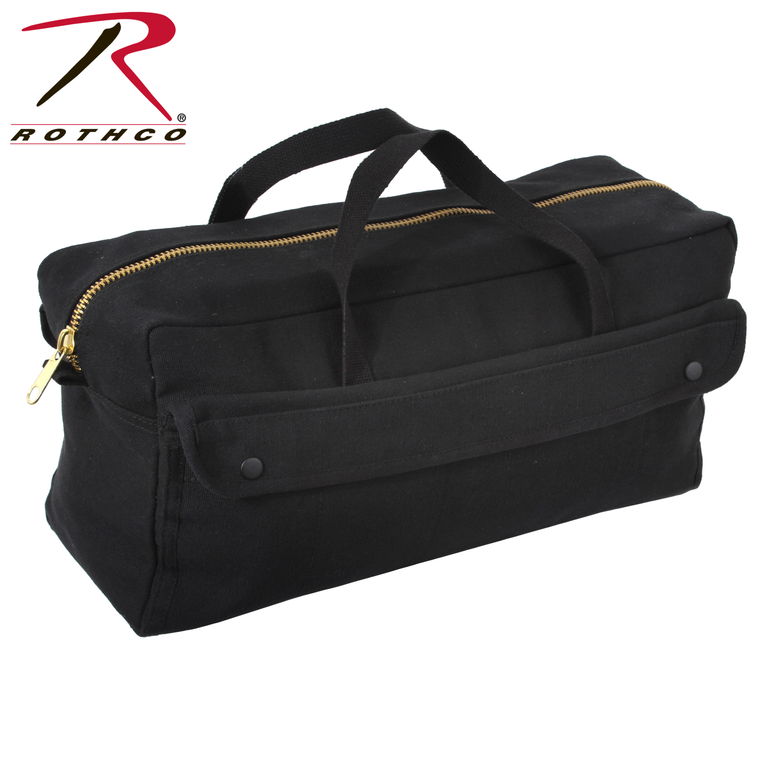 Rothco Canvas Jumbo Tool Bag Brass Zipper