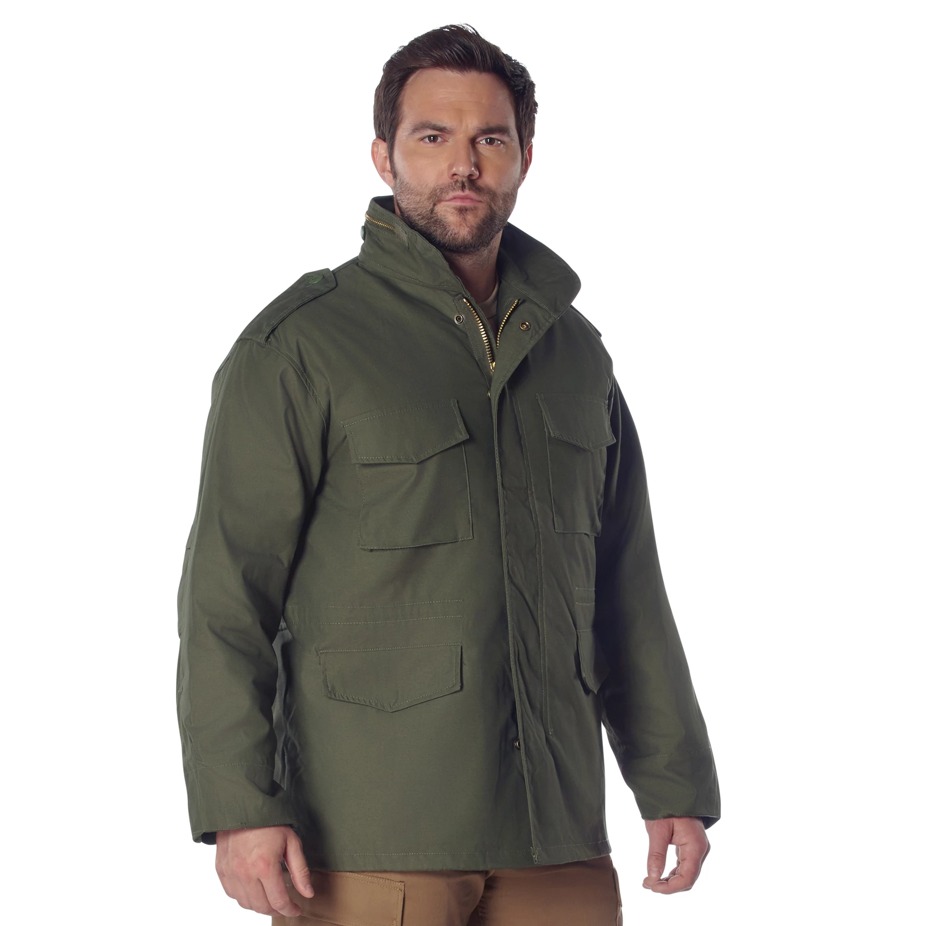 ジャケット・アウター argue COTTON NYLON M-65 HALF COAT/CAMEL Rothco M-65 Field Jacket