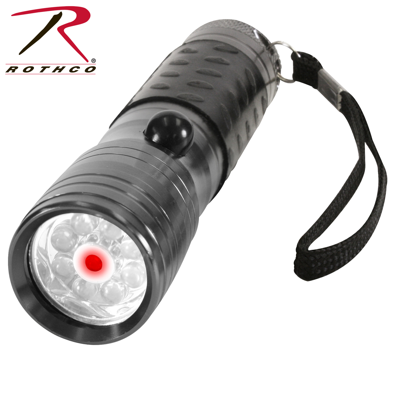 Rothco LED Flashlight With Red Laser Pointer