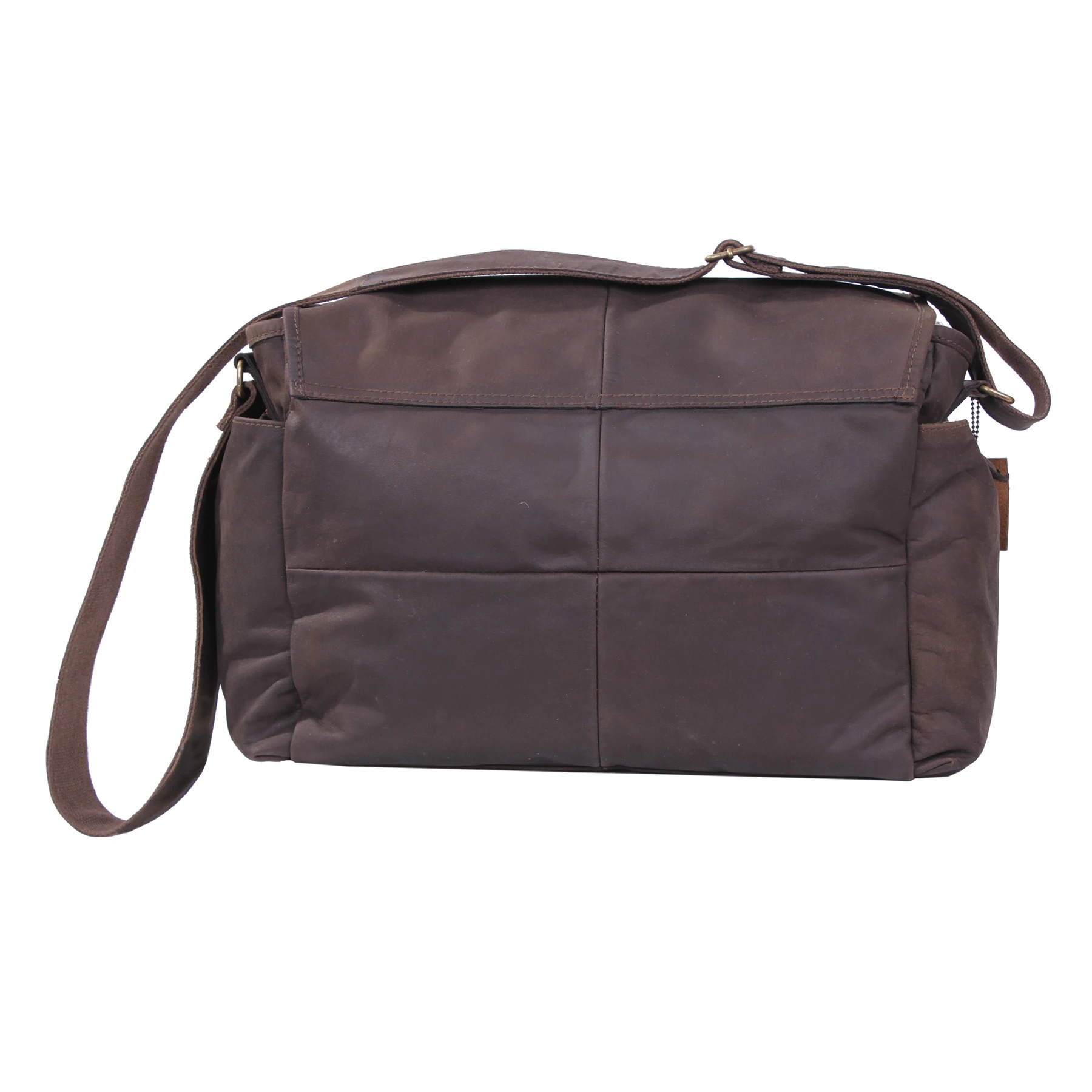 Rothco Leather Classic Messenger Bag