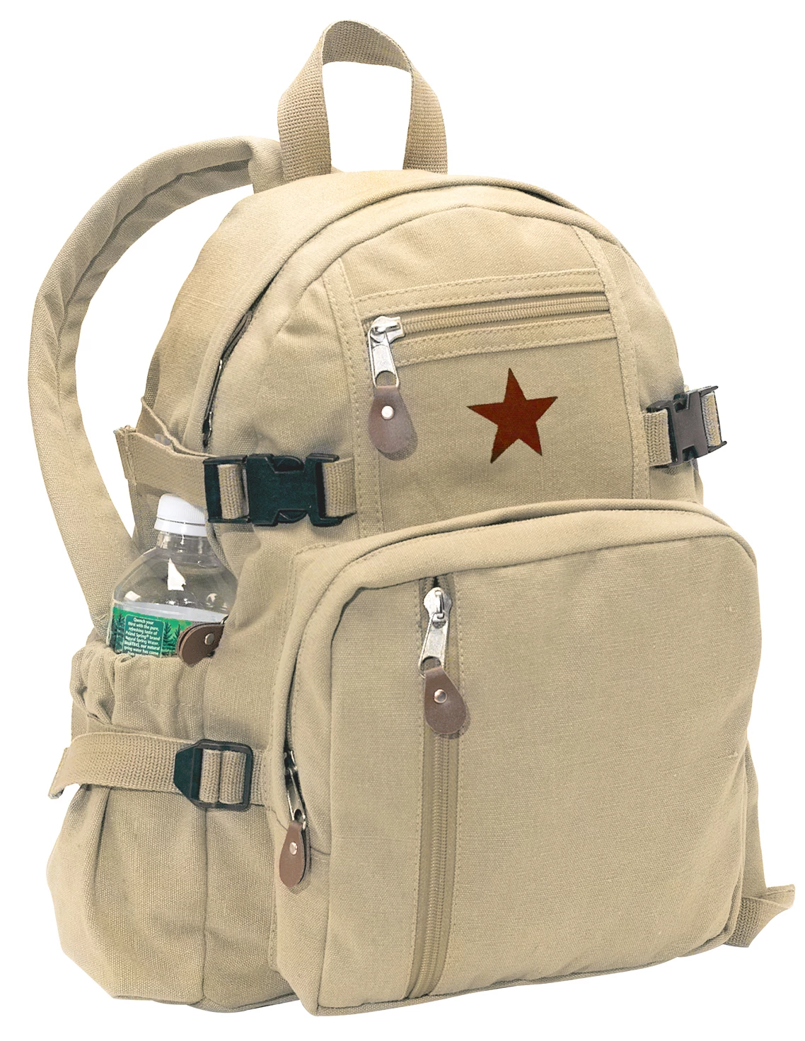 classic canvas mini backpack Pocket Front Buckles on either side allow you to compress the contents of the pack Carhartt Classic Mini Backpack -