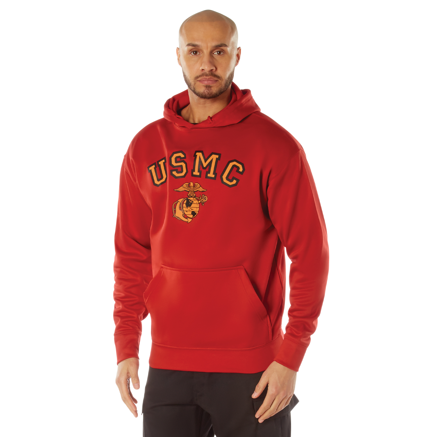 Rothco USMC Eagle, Globe, & Anchor Pullover Hooded Sweatshirt