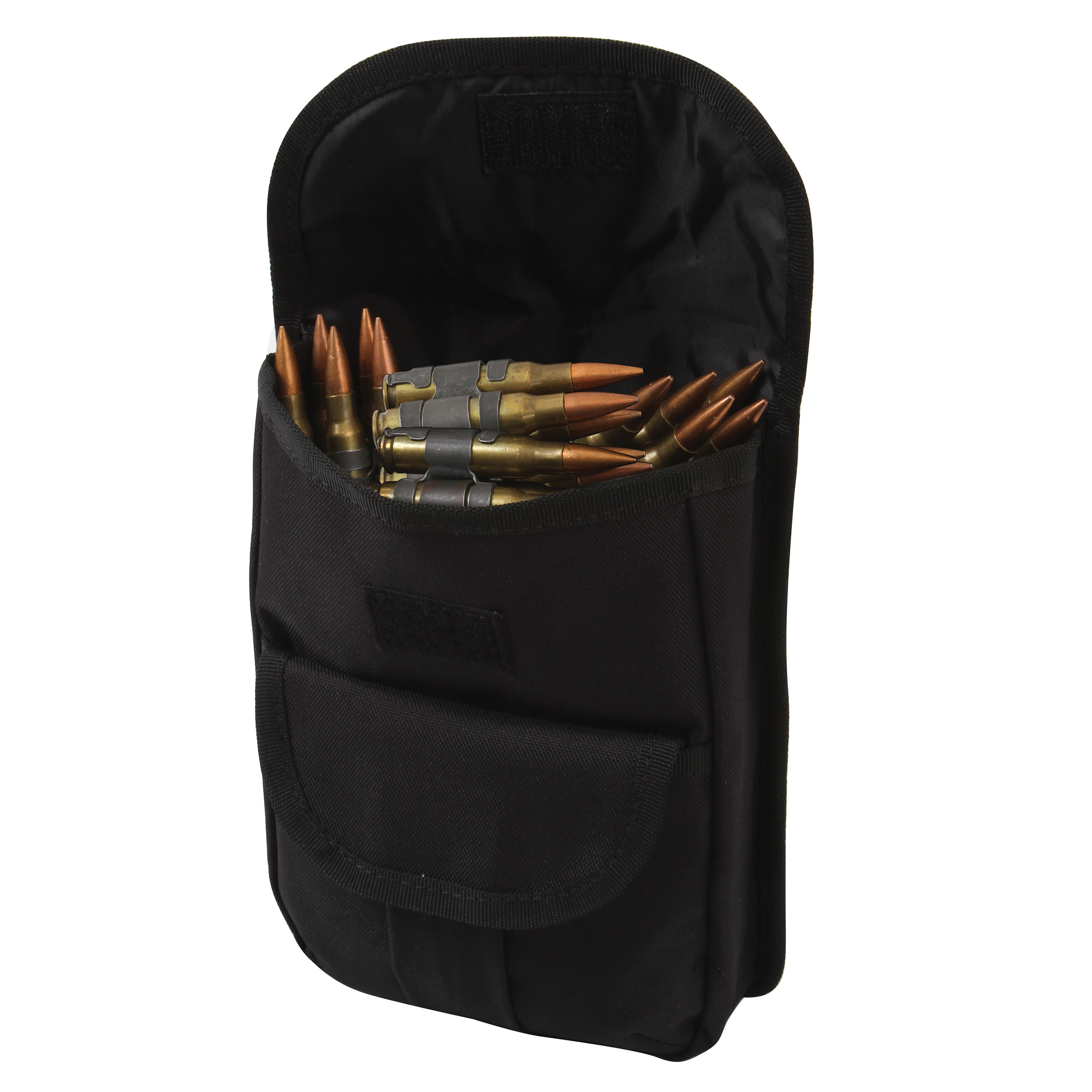 Molle Custodia Porta Pallini Pieghevole Per Speedloader – In Nylon 1000D, Attacco MOLLE, Capacità 3000 Pallini, Lunghezza Estensibile 10-26 Cm, Colori MultiCam/Nero/Oliva