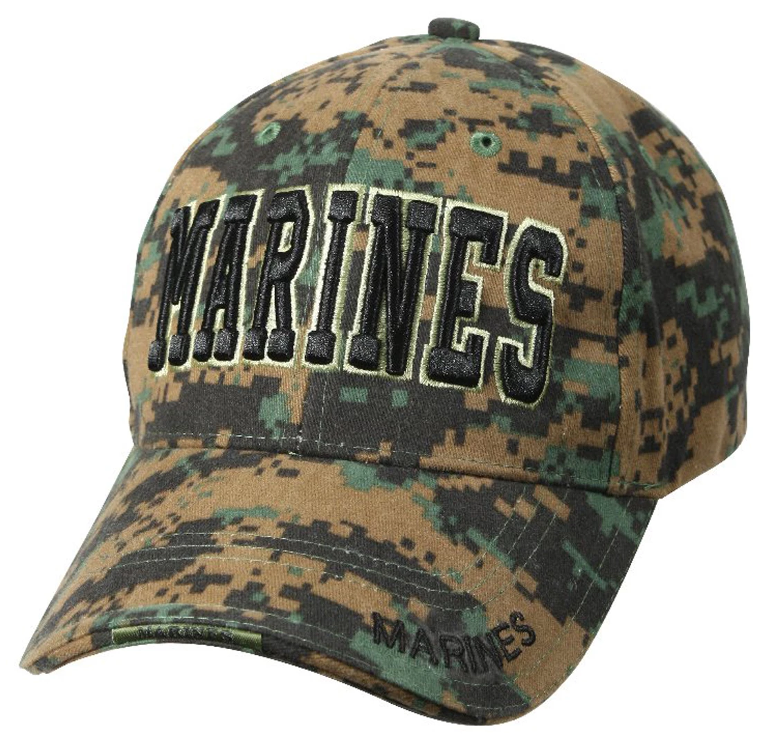 U.S. MARINES 迷彩キャップ ONE SIZE Rothco Deluxe Marines Low Profile Insignia Cap