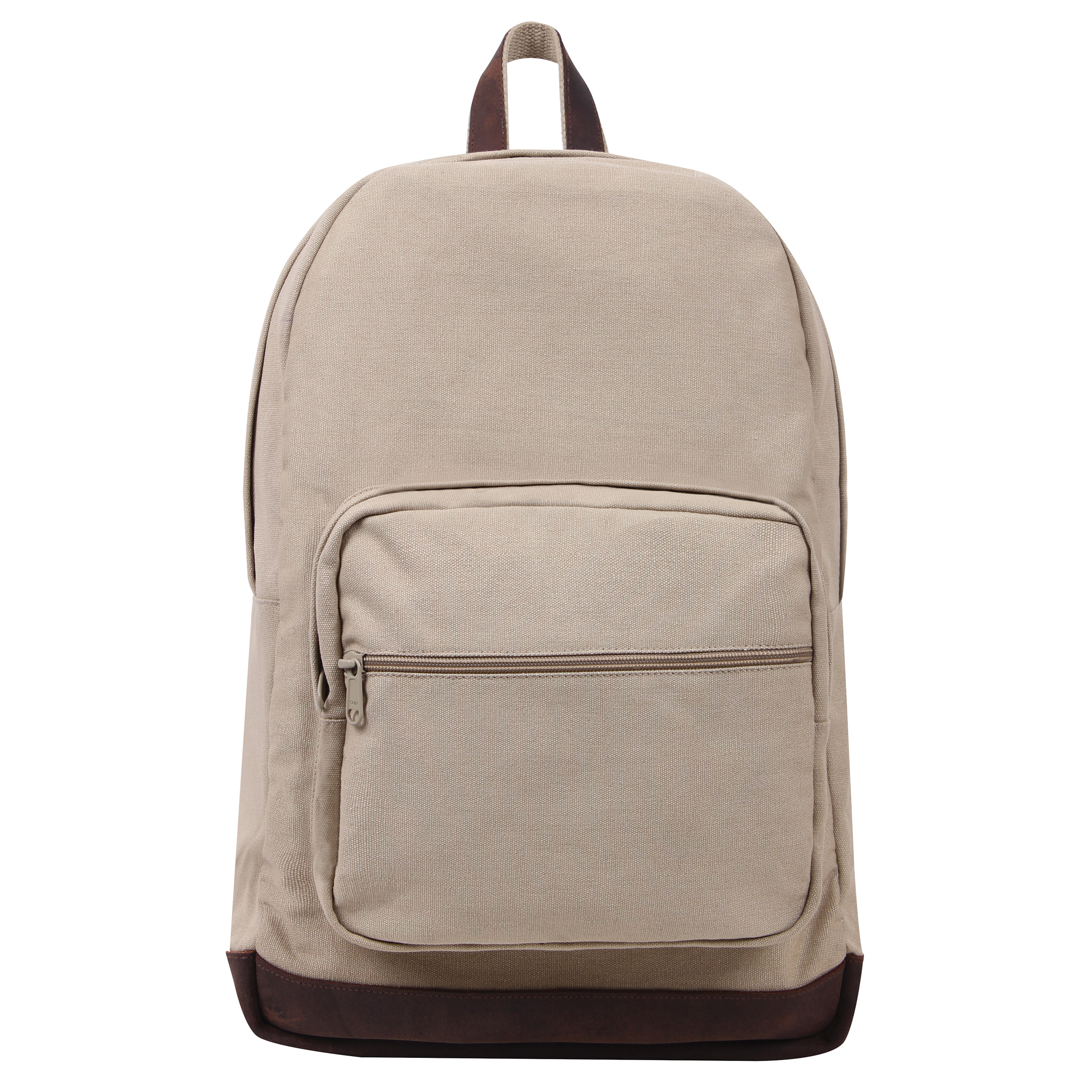 Rothco Vintage Canvas Teardrop Backpack With Leather Accents display picture 3