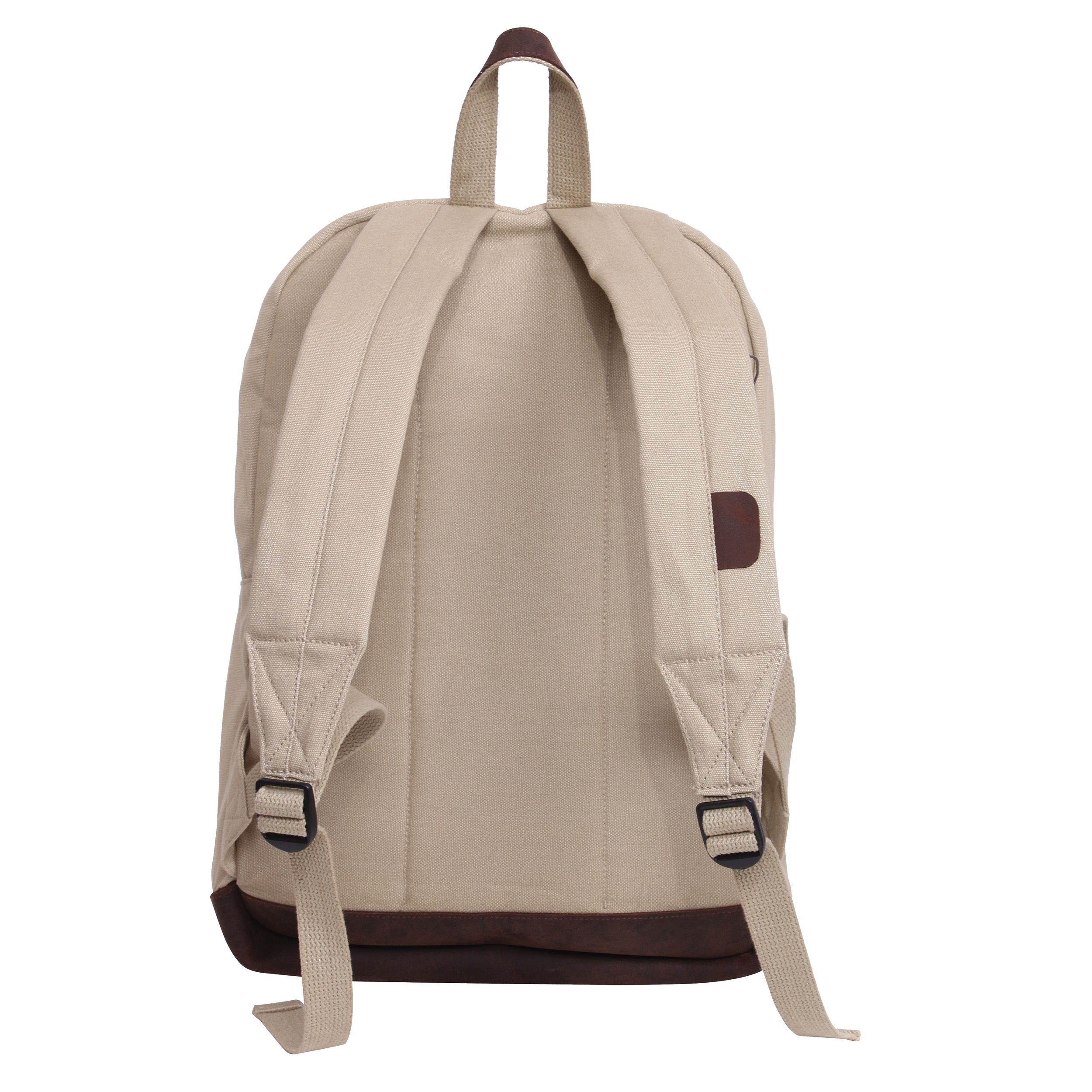Rothco Vintage Canvas Teardrop Backpack With Leather Accents display picture 1