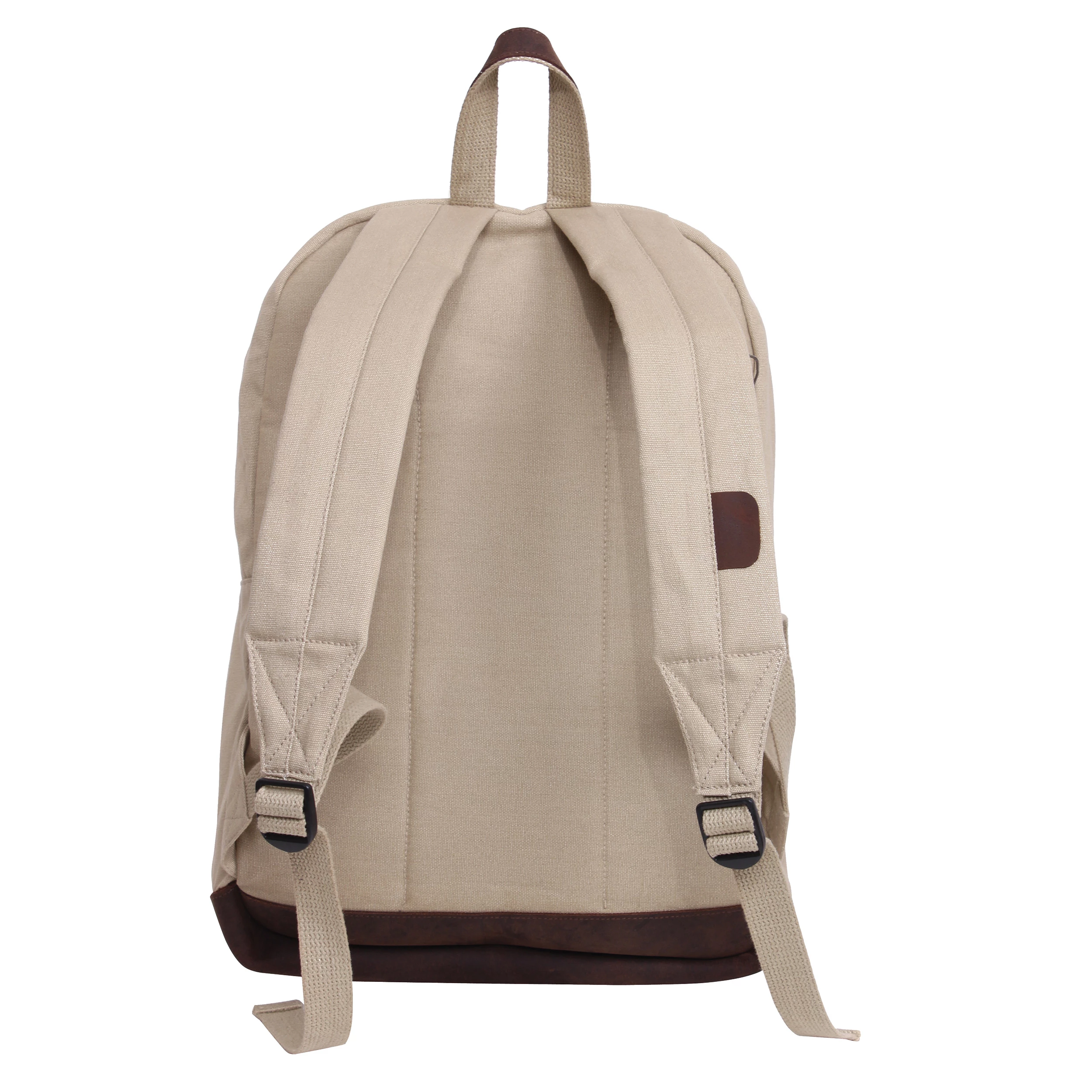 Rothco Vintage Canvas Teardrop Backpack With Leather Accents display picture 2