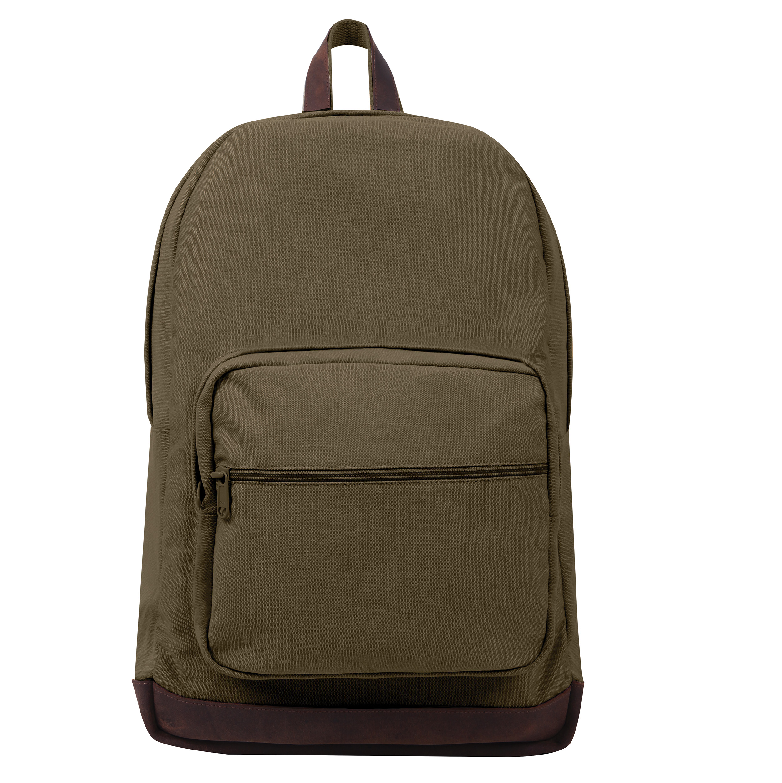 Rothco Vintage Canvas Teardrop Backpack With Leather Accents display picture 3