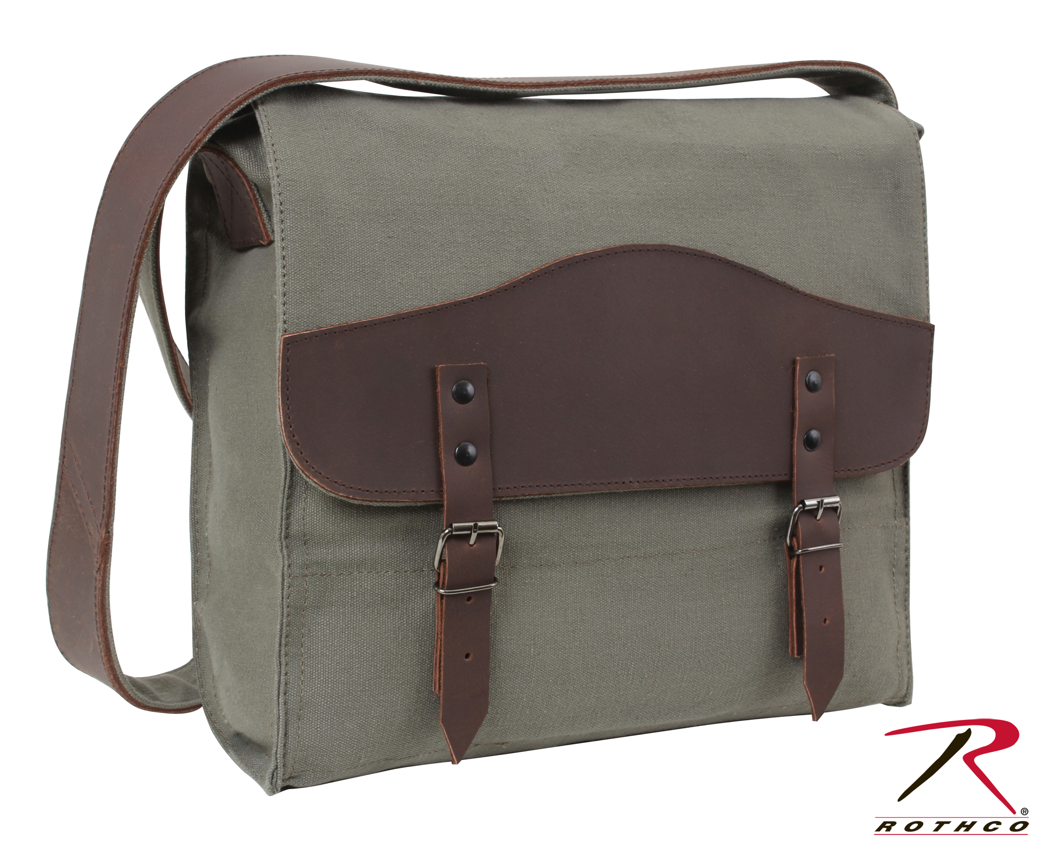 Rothco Vintage Canvas Medic Bag W Leather Accents Vintage Medic Bag Loading Zoom