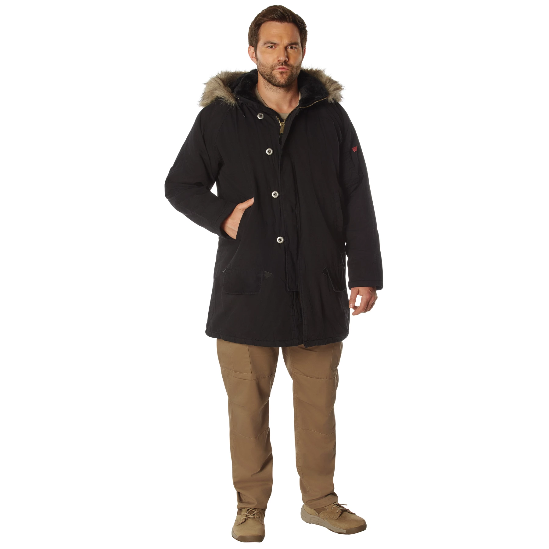 wjk VINTAGE 66 NYLON N-3B JKT BLK 「S」 Rothco Vintage N-3B Parka