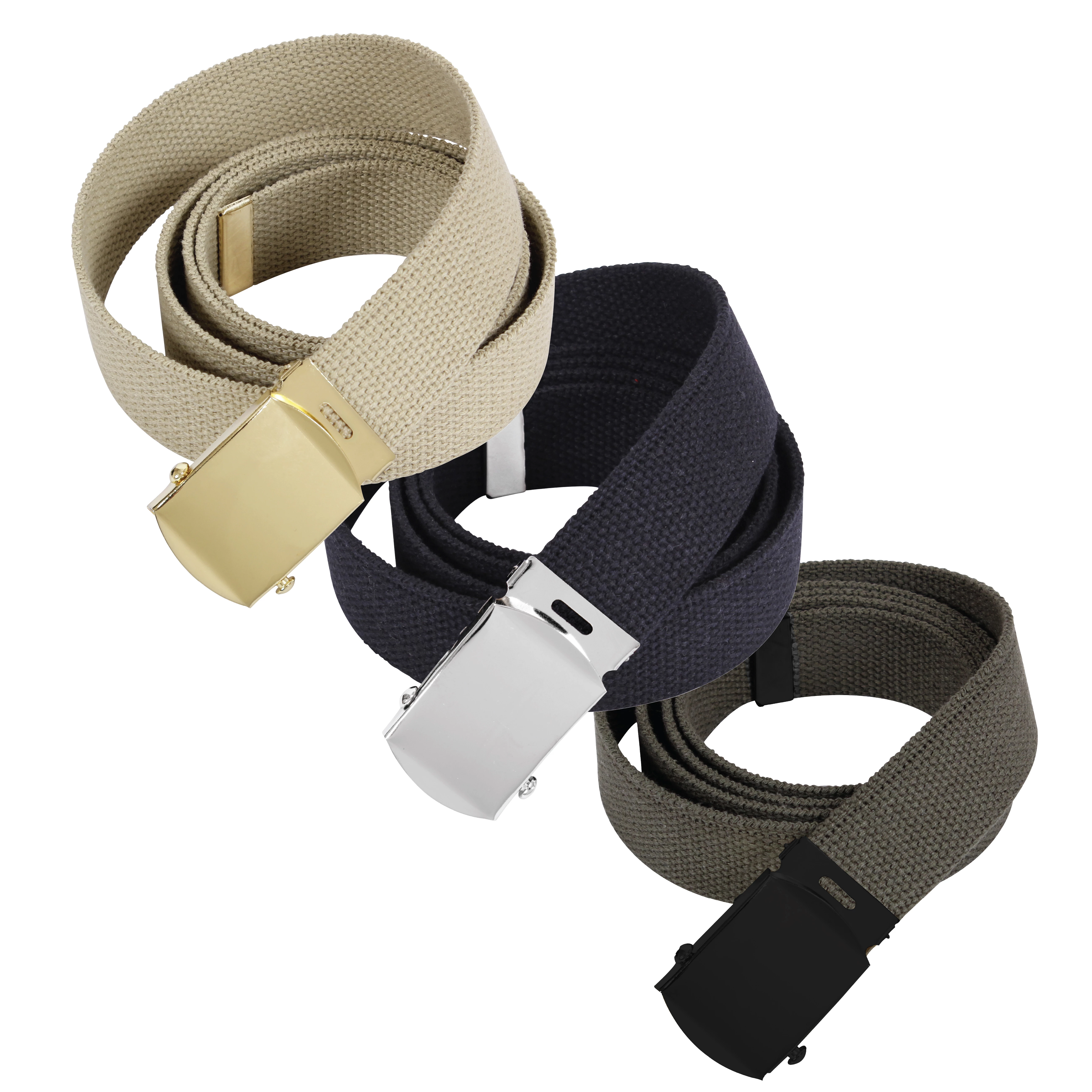 Rothco Military Web Belts 3 Pack