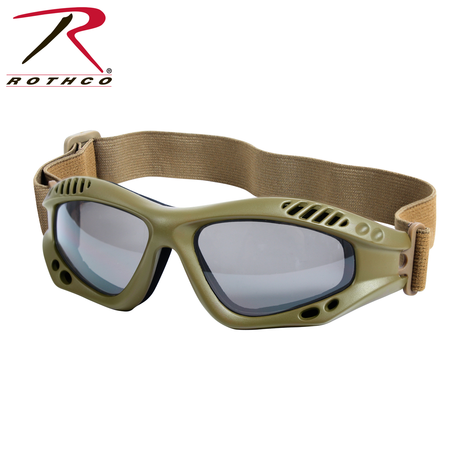Rothco Ventec Lightweight Tactical Goggles CoyoteOD