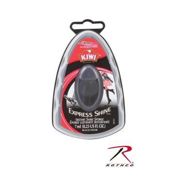 Kiwi Express Sponge, sponge, black, cleaning supply, shoe shine, shiner, shoe polish, 