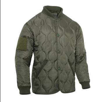 Rothco Woobie Green Quilted Hoodie