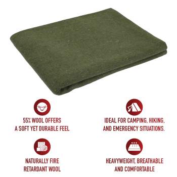 Wool survival blanket clearance