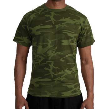 Short Sleeve T-Shirt ROTHCO 60136 S-2X Army T-Shirt OD  with Black Letters 