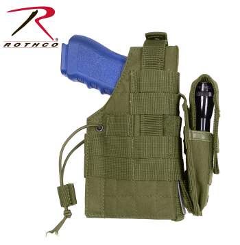 Tactical Military Large Frame Ambidextrous MOLLE Holster  ACU ARMY DIGI NEW 