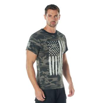 Camo american flag shirt cheap