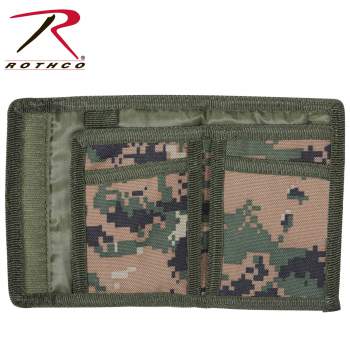 Army Digital Camouflage High Quality Deluxe Tri-Fold ID Wallet Rothco 11640 