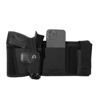 Details about   Univeral Black Belly Waist band Concealed handgun Holster Holder Neoprene Belt 