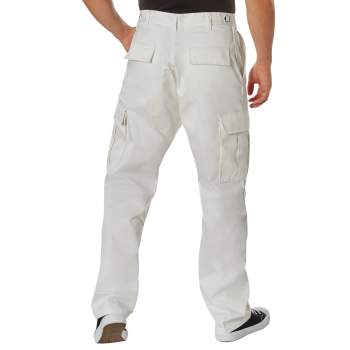 White military cargo pants deals