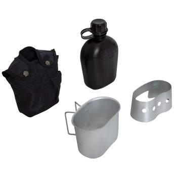 Rothco 4 Piece Canteen Kit With Cover, Aluminum Cup & Stove / Stand, 4 Piece Canteen Kit, military canteen kit, cooking canteen, survival canteen kit, canteen cook set, heavy cover canteen, canteen kit, camping canteen set, canteen cook kit, canteen, canteen stove kit, gi canteen cook set, heavy cover canteen pouch, water canteen, canteen cup, canteen water bottle, military mess kit, metal canteen, army mess kit, camping canteen, survival water bottle, military cup