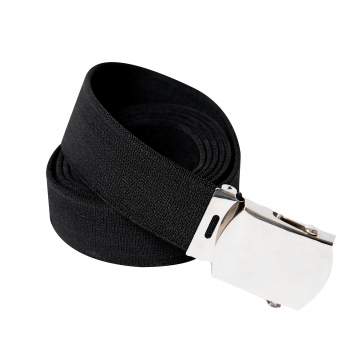 Elastic web belt outlet