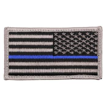 Flag Patch Rothco Thin Blue Line Police U.S 