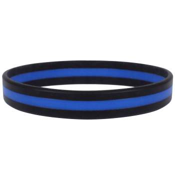 Rothco Silicone Thin Blue Line Bracelet