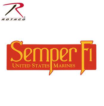 USMC Semper Fi Bumper Sticker, marines bumper sticker, bumper sticker, semper fi, usmc, car decal, car sticker, rothco                                        