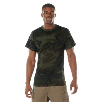 Rothco Camouflage T-shirt - Woodland — Dave's New York