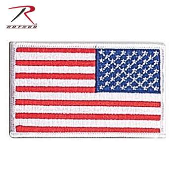 US Flag Embroidered Patch Iron On or Sew On