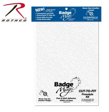 Badge Magic Cut To Fit Freestyle Kit - Adhesive, badge magic, adhesive, badge adhesive, iron, iron on, uniform, sash, boy scouts, merit badges, attaching, 