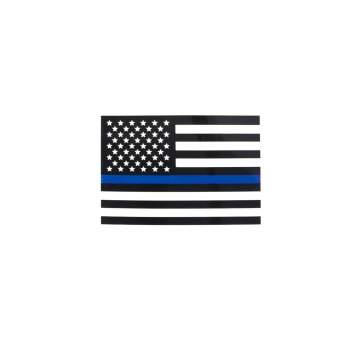 Police 3" x 4.25" Rothco Thin Blue Line Flag Decal Law Enforcement Support 