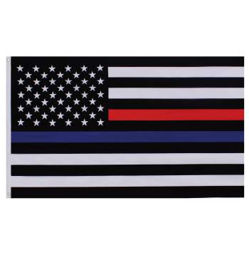 Rothco Thin Blue Line Flag, thin blue line flag, thin blue line, blue line, blue line flag, thin blue line flags, american flag with blue stripe, black flag with blue stripe, thin blue line products, law enforcement flag, rothco thin red line us flag, thin red line us flag, thin red line usa flag, thin red line flag, us flag, thin red line, firefighter flag, firefighter american flag, thin red line american flag 