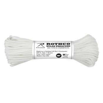 Rothco 30801 7 Volet Marron Clair 100% polyester TYPE III Paracord Corde 100 ft environ 30.48 m 550 Lb environ 249.48 kg 