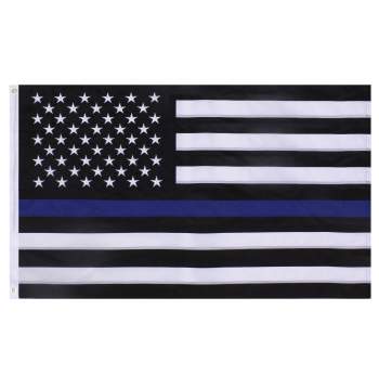 Rothco Deluxe Thin Blue Line Flag, Thin Blue Line Flag, Blue Line Flag, American Flag Thin Blue Line, Thin Blue Line American Flag, Police Thin Blue Line Flag, Law Enforcement Thin Blue Line Flag, Blue Line American Flag, Thin Blue Line USA Flag, Blue Line USA Flag, blue stripe flag, American blue stripe flag, police blue stripe flag, law enforcement blue stripe flag, USA flag with blue line, USA flag with blue stripe