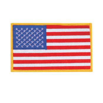 ROTHCO US flag velcro patch BLACK/GREEN