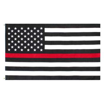 rothco thin red line us flag, thin red line us flag, thin red line usa flag, thin red line flag, us flag, thin red line, firefighter flag, firefighter american flag, thin red line american flag, red stripe flag, us red stripe flag, red flag, red line flag, firemen flag