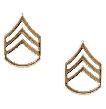 Staff Sergeant Polished Insignia, staff sergeant insignia, insignia, pin, SSgt, rothco