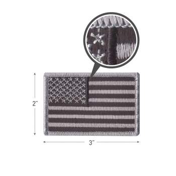 Wrights USA Flag Iron On Patch