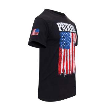 Rothco Patriot US Flag T shirt Black