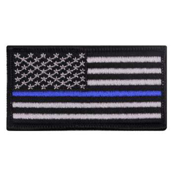 Thin Blue Line SHEEPDOG Hook Back Tactical Patch Rothco Morale Law Enforcement 