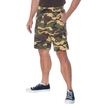 Camo sweat shorts online mens