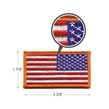 American Flag Patch with Velcro Backing