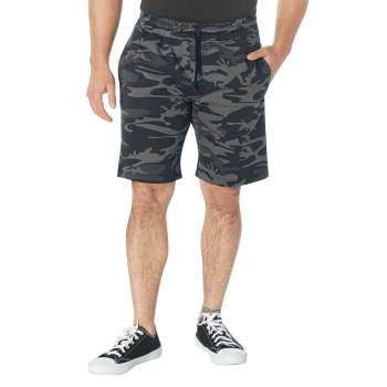 Mens camo sweat shorts hot sale