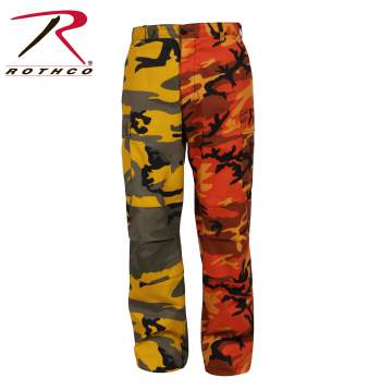 half and half camo pants