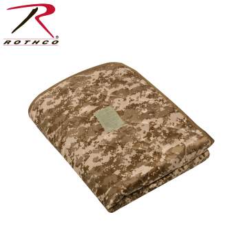 Woodland Camo Rothco GI Type Rip-Stop Poncho Liner with Zipper Woodland Camo Rothco GI Type Rip-Stop Poncho Liner with Zipper